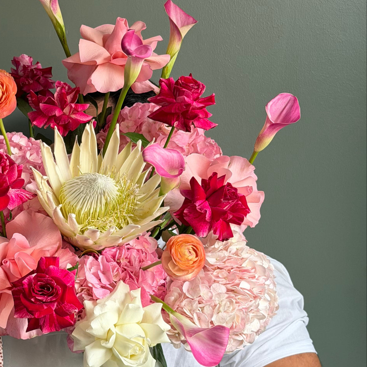 Velvet Blush Elegance Vase
