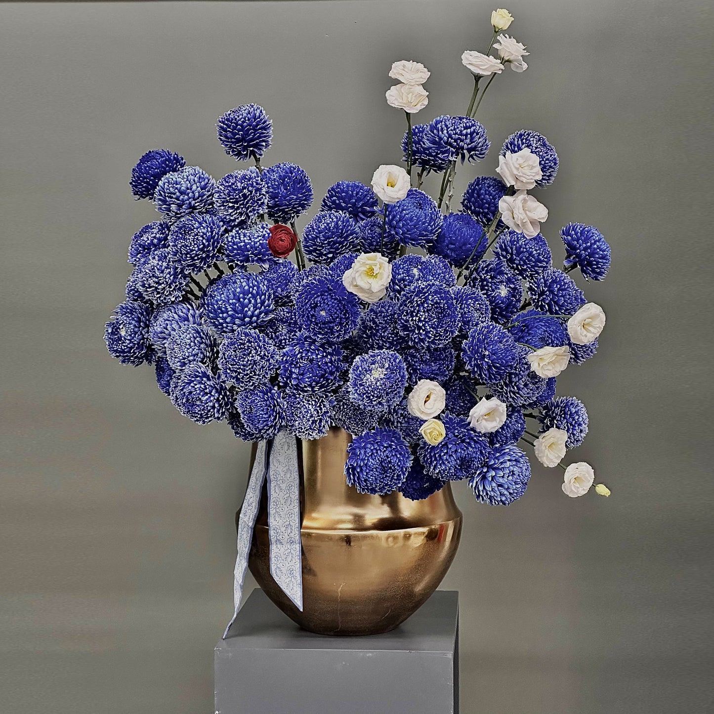 Midnight Bloom in Gold