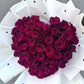 50 Heart Shape Roses