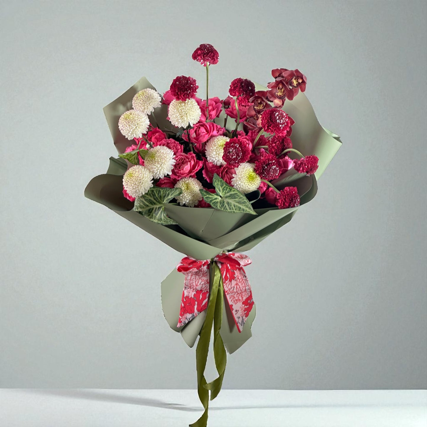 mixed flower hand bouquet