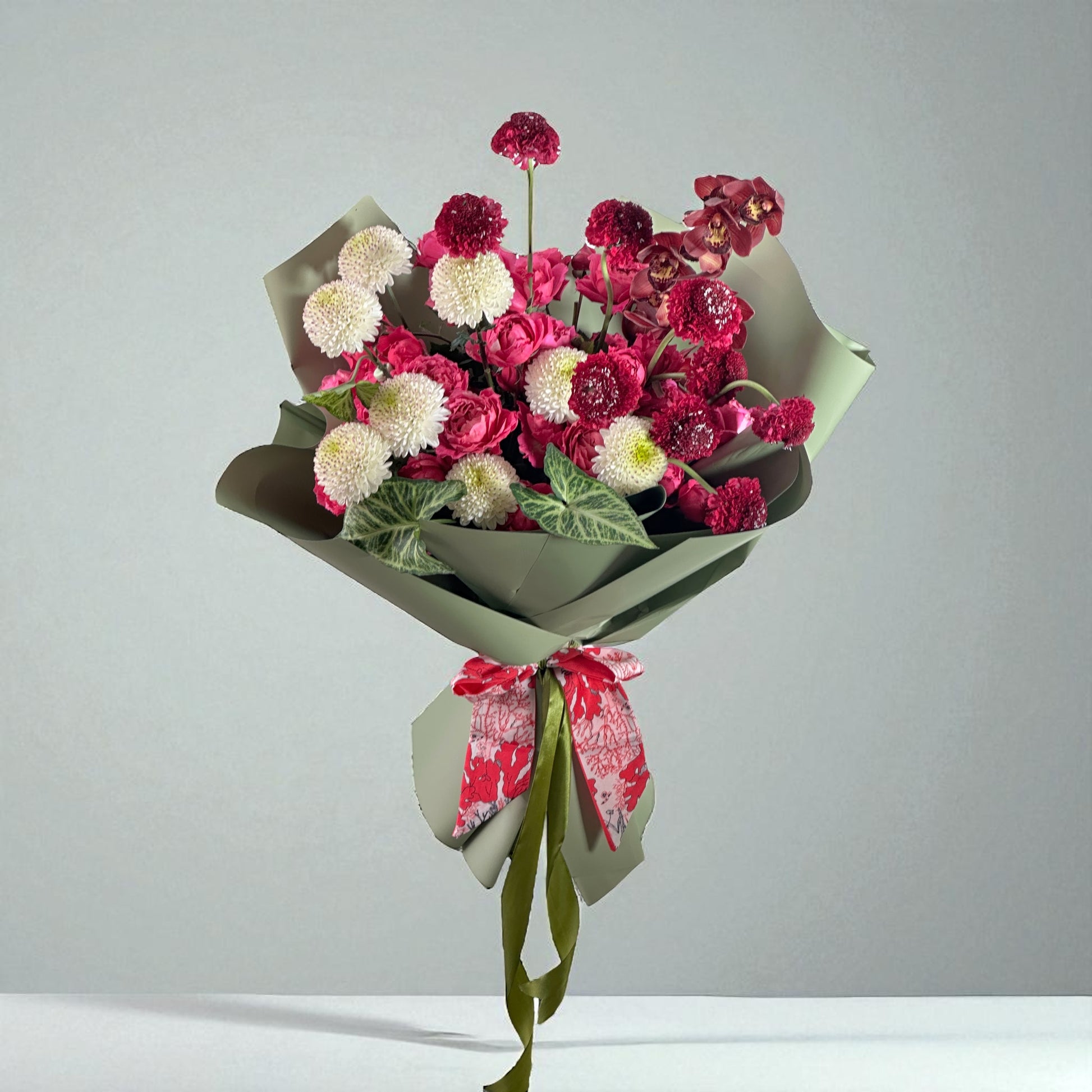 mixed flower hand bouquet