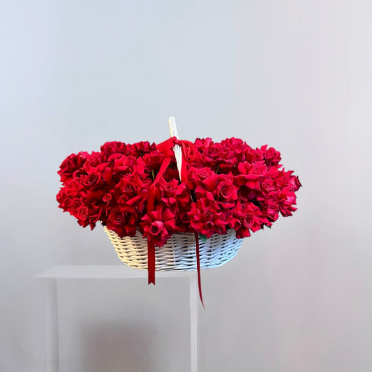 Valentine’s Red Romance Basket