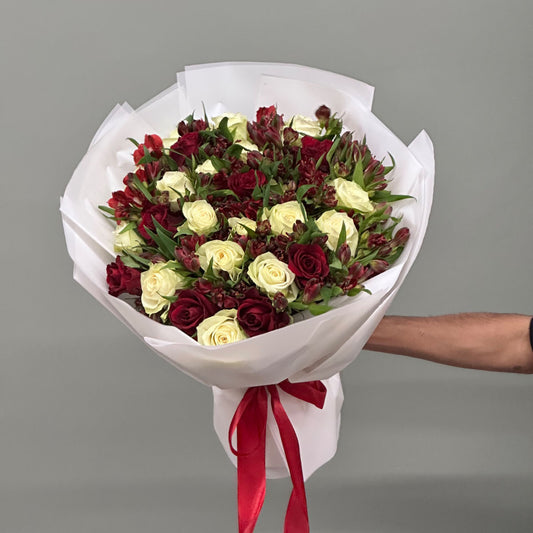 Red & White Rose Edit