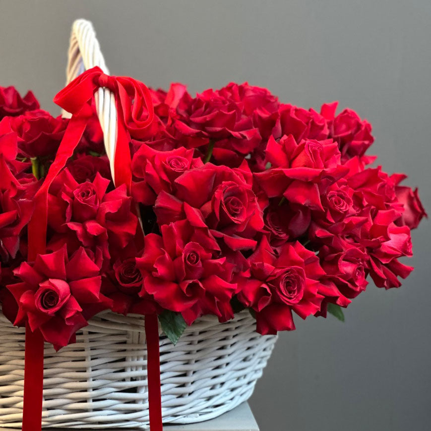 Valentine’s Red Romance Basket