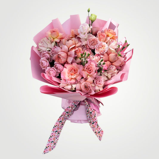 Pink Grace Hand Bouquet