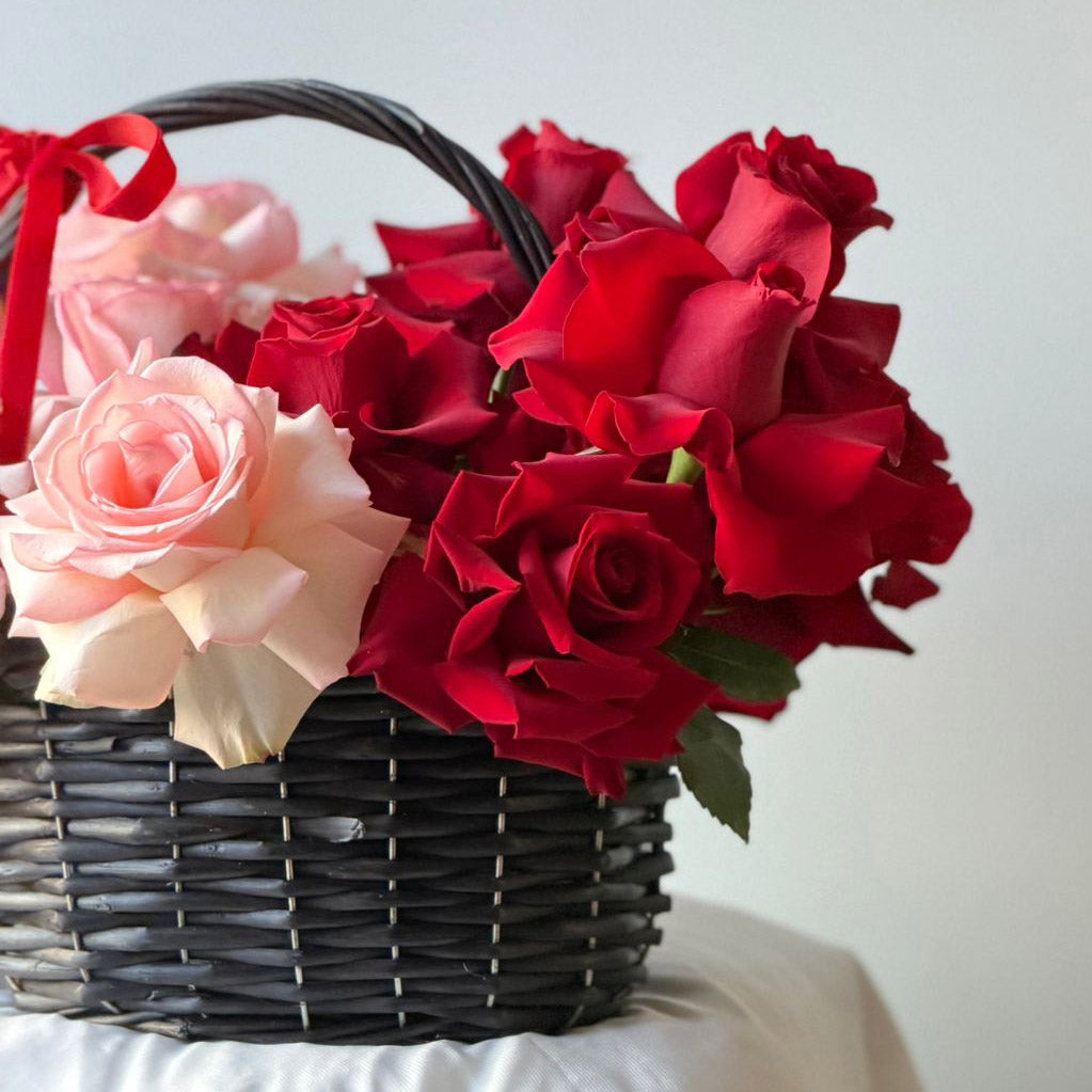 Rosy Love Basket